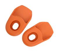 Bike Crank Cover, Strong Versatility Increased Wear Resistance Silicone Crank Protector Durable Orange 2PCS for Road Cyclists Commuters Mountain Bikers Urban Riders Trail Explorers