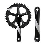 Bike Crank - Professional Aluminum Crankset Component, High Performance Road Cycling Part | City Commute Gear | Off-r0ad Trail Riding Use | durabl Training Equipment For Touring And Daily Rides