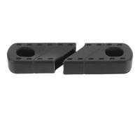 Bike Crank Protector Silicone Covers for Bicycle Crank Arms Black | Easy Installation, Comfort Support, Helps Protect Parts, Universal Fit for Cycle Replacement Use