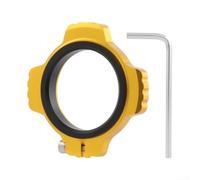 Bike crankset repair kit including threaded bottom bracket washer and crank sprocket adjuster for SRAM For DUB cranks supporting durability (gold)