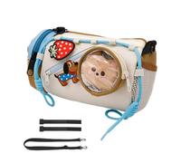 Bike Crossbar Front Bag - 2L Waterproof Handlebar Bag for Bike,Storage Multifunctional Pack Pouch Organizer for Mountain Outdoor Hiking Men Women Road Cycling Trips