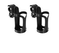 Bike Cup Holder,2 Pack 360°Rotating Stroller Cup Holder,ABS Adjustable Drink Coffee Bottle Organizer for Baby Bottles,Pushchairs,Bicycles Wheelchairs Fast Dismounting Anti-Slip Beverage Holder