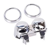 Bike dashboard trim panel Compatible With CB400 For CB750 1992 1993 1994 Years 1 Set Motorcycle Speedometer Gauge Cover ABS Chrome Motorbike Instrument Shell