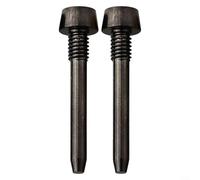 Bike Disc Brake Caliper Bolt Pin Set M4x26mm Black Gold(Black)