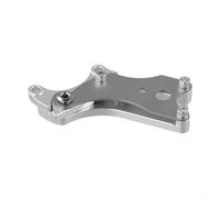 Bike Disc Brake Conversion Kit Aluminium Alloy Adapter Bracket for Quick Release Frames Rear Triangle Mount Black 120x51x44mm(silver)