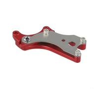 Bike Disc Brake Conversion Kit Aluminium Alloy Adapter Bracket for Quick Release Frames Rear Triangle Mount Black 120x51x44mm(Red)