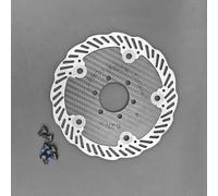 Bike Disc BrakeRotor, Lightweight Carbon Fiber Bike Disc Brake With Stainless Steel Outer Ring For Versatile Installation On Various Bikes(C)