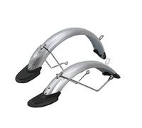 Bike Fender, Portable Bicycle Mudguard,portable Adjustable Mountain Bike Front And Rear Mud Guard Fenders Set, All Inclusive Electric Bicycle Mudguard 14 Inch V1 Folding B, Silver No Reflector