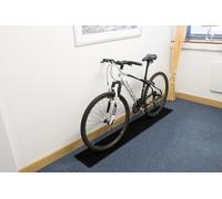 Bike Floor Protector Mat Slip-Resistant Exercise Bicycle Mat For Home & Garage, Hallway and Porch - 30x180cm Black by Connected Essentials