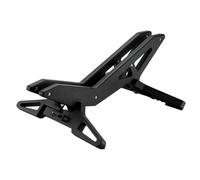 Bike Floor Stand - Universal Adjustable Bicycle Parking Rack Fits 30-80mm Tire Width & 16"-29" Wheels, Mountain/Road Bike Storage Stand for Indoor/Outdoor Storage, Garage, Repair, Etc (Black)