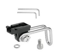 Bike Fork Light Holder - Front Light Holder, Bicycle Headlight Mount, Aluminum Fork Mount | Easy to Install Adjustable Bike Lamp Holder, Bike Accessories for Tour