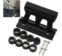 Bike Fork Mount, Bicycle Fork Mount Truck Block, Bike Car Roof Rack Carrier, Quick Release Thru Axle Fitments, 5x100mm/12x100mm/15x100mm/15x110mm Models - Long-Lasting Aluminum(Black)