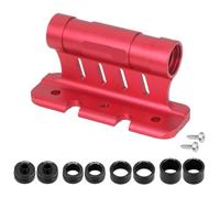 Bike Fork Mount Bicycle Rack Carrier Aluminum Fork Mount Mountain Bike Road Bike Front Fork Quick Install Axle Fork Bracket Fixed Clip Mount Parking Rack(Red)