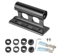 Bike Fork Mount Bracket Easy Installation on Roof Racks and Trucks for Secure Transportation (Front set Black)