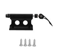 Bike Fork Mount Quick Release Aluminum Alloy Bike Block Fork Mount Bike Front Fork Rack Secure Transport Storage for Trucks SUVs Garage Shed (Black)