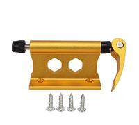 Bike Fork Mount with Quick Release Aluminum Alloy, Bike Front Fork Rack for Trucks SUVs, 100mm Spacing Block Fork Mount for Transport and Storage (Gold)