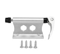 Bike Fork Mount with Quick Release Aluminum Alloy, Bike Front Fork Rack for Trucks SUVs, 100mm Spacing Block Fork Mount for Transport and Storage (Silver)