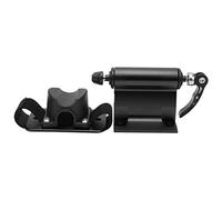 Bike Fork Mount, with Rear Wheel Fix Pad Aluminum Alloy + Rubber Arrow Storage Case Bike Rack Front Fork Fixed Clamp/Holder for Car Trunk (Black)