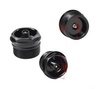 Bike Fork Valve Nut Air Fork Cap Assembly Replacement | Threaded for top Cap Aluminium Alloy Valve Core Sealing Ring For Suspension AV Valve Compatible