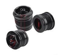 Bike, fork Valve Nut, Aluminum Alloy Top Cap Assembly With | Replaceable Core, For RockShox Air Forks, Sealing Ring Included, Sizes 28.3/30.3/32.3x1.0mm, Black Finish