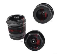 Bike, fork Valve Nut, Aluminum Alloy Top Cap Assembly With | Replaceable Core, For RockShox Air Forks, Sealing Ring Included, Sizes 28.3/30.3/32.3x1.0mm, Black Finish