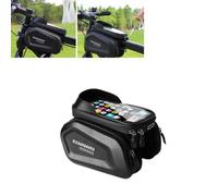 Bike Frame Bags for Orbea Urrun30 Vibe H30 Wild Wild FS Wild HT,Waterproof Large Capacity Bicycle Touch Screen Phone Holder,for Smartphone Under 6.5 Inches,2L A
