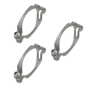 Bike Frame Cable Clips Clamps Guides 3 Pcs for Securing Brake and Shifting Cable on Frames without Built in Wire Guide Steel Material (28.6mm)