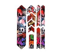 Bike Frame Protection Tape, Interesting Bike Frame Sticker, 3D Deep Pressure Protection Film, Most Mountain Bike Frame Sticker Frame Protective Tape for Frame Bike Scratch Resistant Protective Sticker
