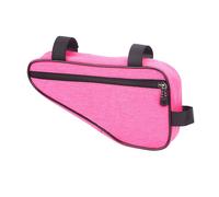 Bike Frame Storage Pack Multi Functional Compartments Heavy Duty Polyester Triangular Pocket for Road Cycling Bike Frame Pouch Easy Install