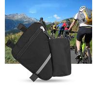 Bike Frame Triangle Bag for Trek Marlin 7 (2019-2026) Reflective Bicycle Storage Pouch Water Resistant Cycling Tool Bag with Zipper Pocket Accessories