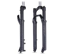 Bike Front Fork 27.5/29 Travel 100mm Mechanical Suspension Rebound Adjust 1 1/8 Straight Tube Brake Disc Brake(27.5")