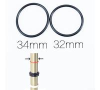 Bike Front Fork O Ring Seal 2pcs for 32mm 34mm ID Designed for Fox For Rockshox For MANITOU Suspension Forks Rubber (34mm)