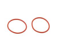 Bike Front Fork O-Ring Seal, 32mm ID High-Grade Silicone Dust Wiper for for Fox for Rockshox for MANITOU Suspension, Red 2-Pack