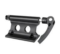 Bike Front Fork Quick Release Retaining Clip Dismountable Attaching Clamp Portable Cycling Part for Bicycle Racks, Roofing(Black)