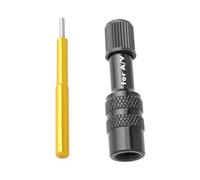 Bike Front Fork Valve Adapter - Anti-Slip Extension Converter, durableAlloy Nozzle | Portable Pump Accessories for Mountain Bike, Road Bicycle, mtbAir Fork Inflation, Long Distance Riding