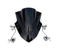 Bike Front Screen Compatible With Ducati For Hypermotard 796 2010 2011 2012 Motorcycle Windshield Windscreens Fairing Parts With Stand Accessories
