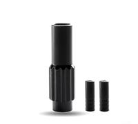 Bike Gear Cable Adjuster Ferrules Inline Derailleur Length Screw, for Road Mountain Bikes CNC Aluminum Alloy Fine Tuning Bolt with Shift(Black)