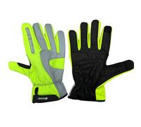 BIKE GelPro Hi-Vis Waterproof, Windproof & Touchscreen friendly cycling gloves - NEW & IMPROVED 2023 Model - Unisex (Yellow (Flouro) Hi-Vis, Medium)