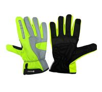 BIKE GelPro Hi-Vis Waterproof, Windproof & Touchscreen friendly cycling gloves - NEW & IMPROVED 2023 Model - Unisex (Yellow (Flouro) Hi-Vis, Small)