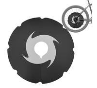Bike Grime Guard, Disc Brake Cover, Oil Stain Prevention Pad, Anti-Noise Cleaning Tool, Frame Protection Shield for Cycling, Maintenance, Transport and Storage, 14.96x14.96 Inches