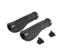 Bike Grips 2~2.5cm MTB Road Cycling Skid-Proof Grips Anti-Skid Rubber Bicycle Grips Mountain Bike Lock On Bicycle Handlebars Grips (Color : Black)