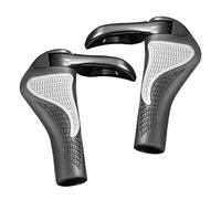 Bike Grips - Comfortable Grip Padded Rubber Bar End Covers Vibration Absorbing Bar End Covers Secure Non-Slip Cycling Accessories Easy to Grip Handlebar Parts