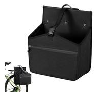 Bike Grocery Panniers - Adjustable Rear Grid Panniers, Large Capacity Trunk Design | Cycling Storage Pack For Camping, Travel, Daily Shopping, Trans