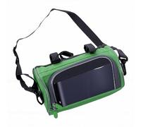 Bike Handlebar Bag, 2pcs 10L Front Storage Pouch with Touchscreen Window for Smartphones, Oxford Fabric for Mountain Bike Cycling