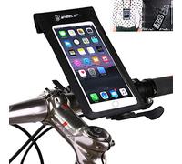 Bike Handlebar Bag, Bicycle Phone Holder, Universal Waterproof Ultra Thin Phone Case/Cycling Pouch Bike Phone Mount Touch Screen Dry Bag for iPhone 16 15 14 13 12 11 Pro Max XS Smartphone Below 6.9''
