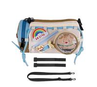 Bike Handlebar Bag Waterproof Cycling Organizer Storage Pouch | 2L Waterproof Bike Front Handlebar Bag Outdoor Travel Women Men Mountain Road