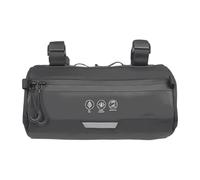 Bike Handlebar Bag, Waterproof Front Storage Pouch, 2L Cycling Carry Case, Compact Frame Mounted Organizer, Nylon Shoulder Strap Bicycle Accessory with Quick Release Mount 9.06x4.33 inches