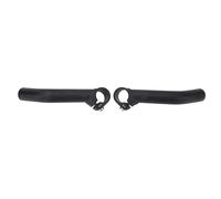 Bike Handlebar End Aluminum Alloy Labor Saving Lightweight Comfortable Grip Bike Horn Bar Extender End for Rest Long Distance Riding (Ser 16 modelo soldado)