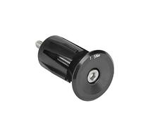 Bike Handlebar End Caps Bicycle Handlebar End Plug Aluminum Alloy Handlebar Plug for Mountain Bike Road Bicycle (Black)