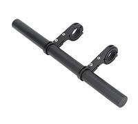 Bike Handlebar Extender, 30cm Aluminum Alloy Double Bicycle Handlebar Extension Handlebar Bracket for Holding Cellphone Mount Speedometer GPS